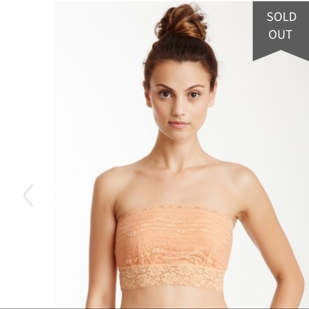 LAST CHANCE Free People, lacy bandeau bralette